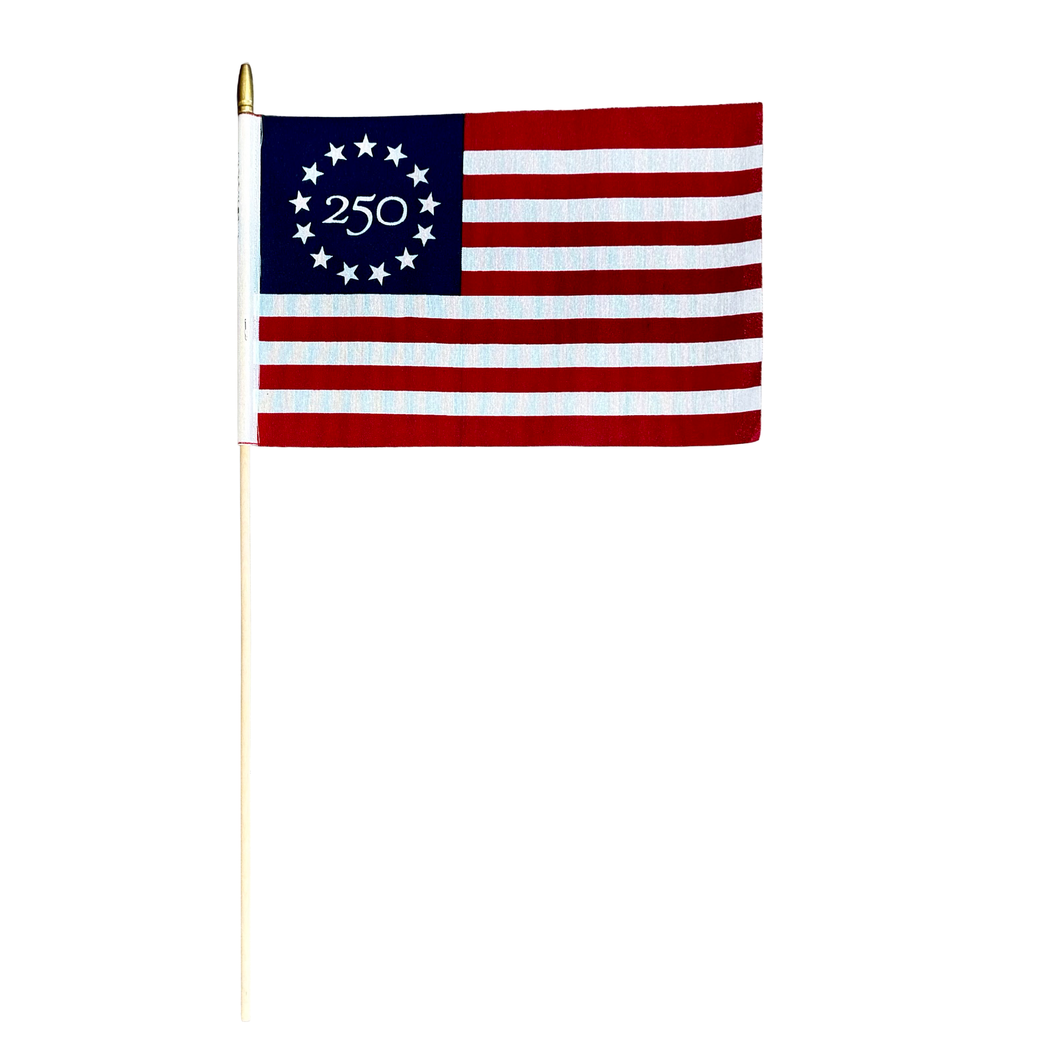 America 250 Betsy Ross Dozen Stick Flags