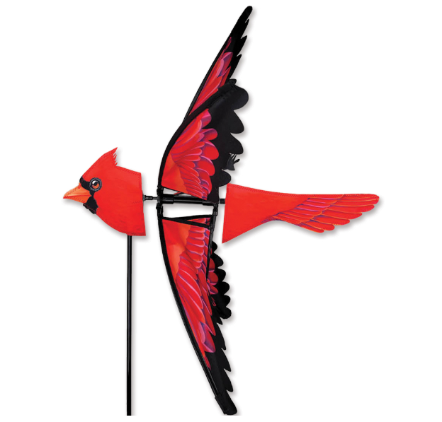 American Cardinal Spinner Features a Bright Red Cardinal 