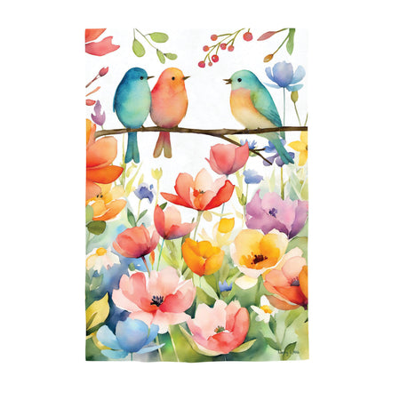 Bird Talk Garden Flag