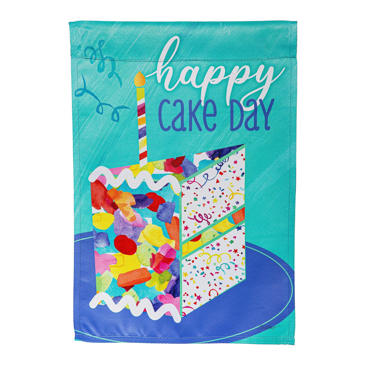 Birthday Party Reversible Garden Flag