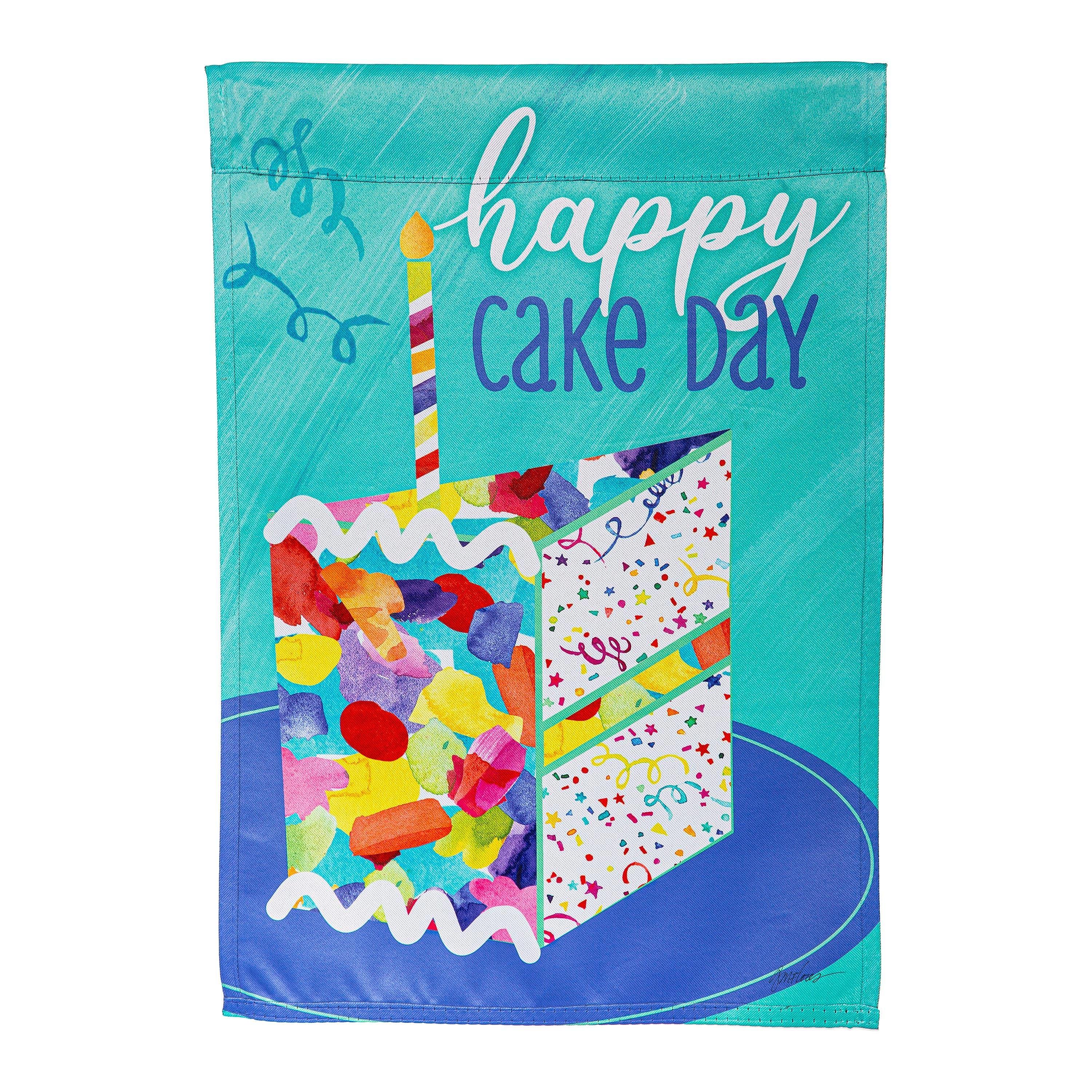 Birthday Party Reversible Garden Flag