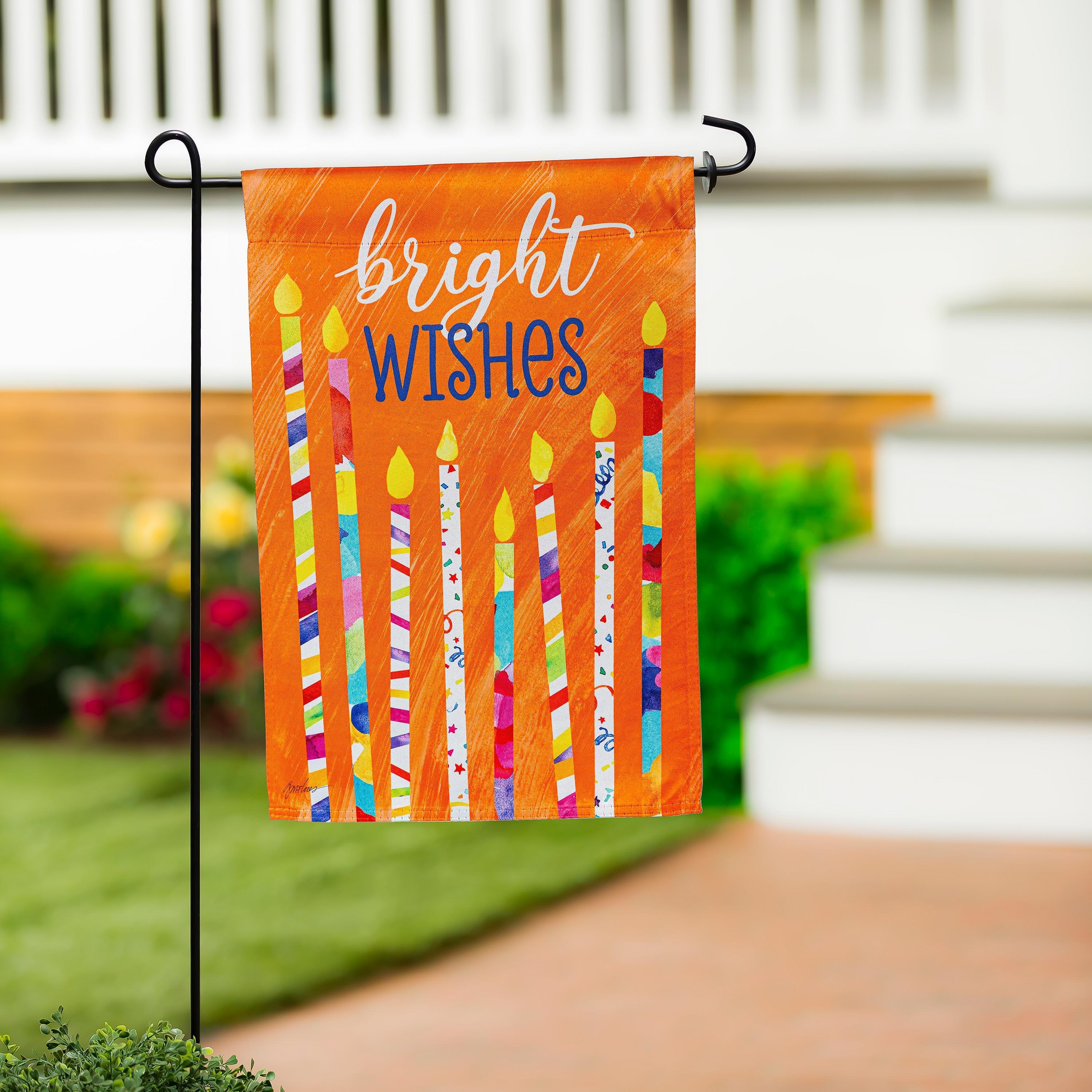 Birthday Party Reversible Garden Flag