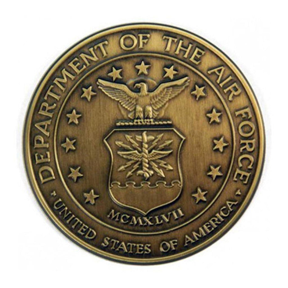 Brass Air Force Medallion-Accessories-Fly Me Flag