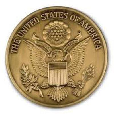 Brass U.S.A Medallion-Accessories-Fly Me Flag