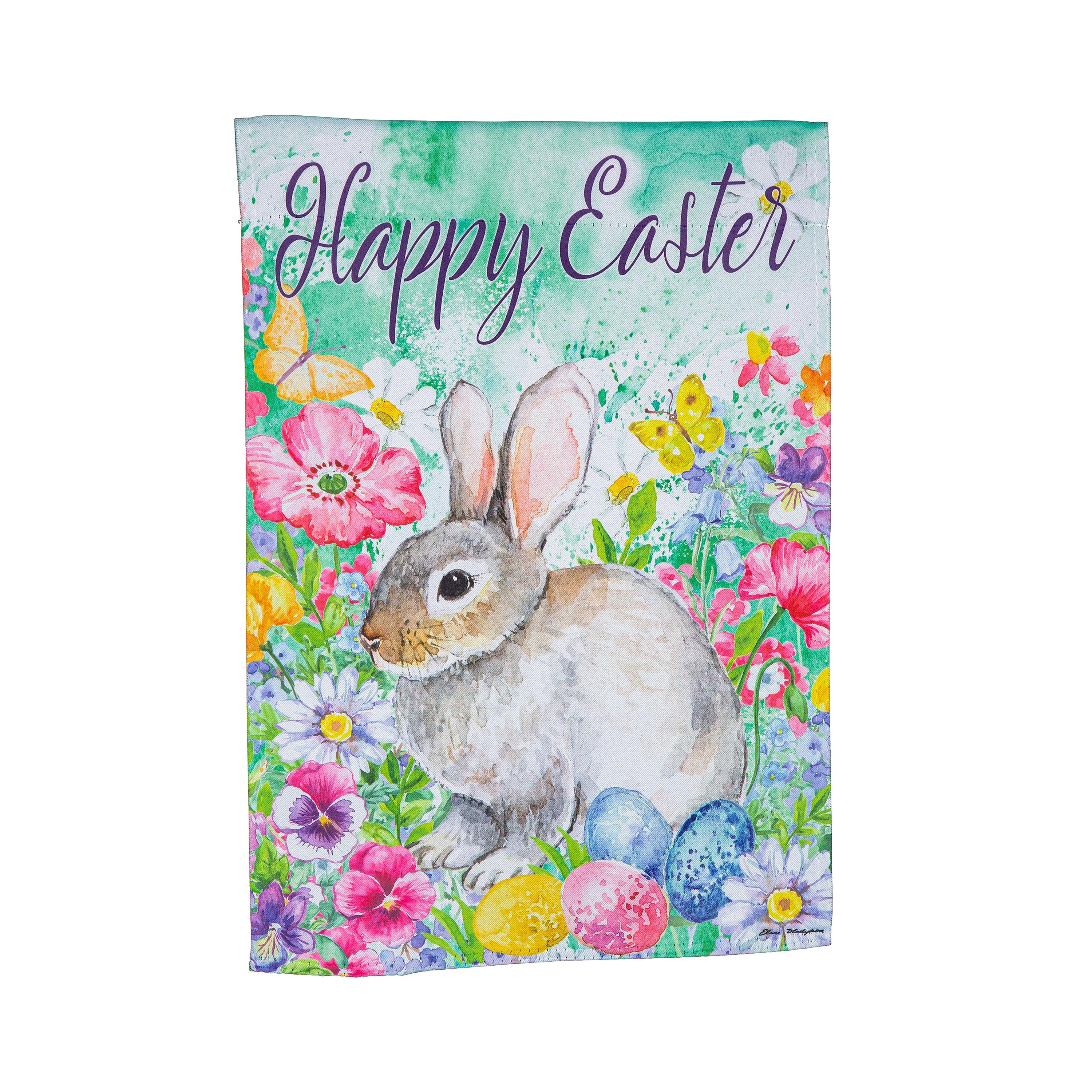 Bunny in the Garden House Banner