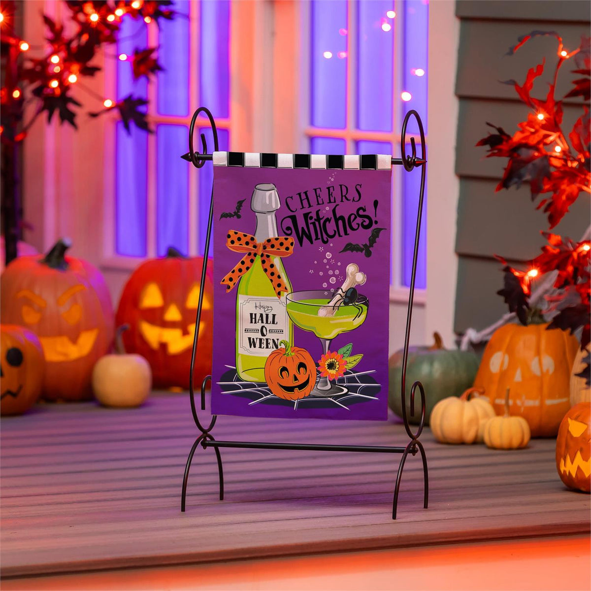 Cheers Witches! Garden Flag