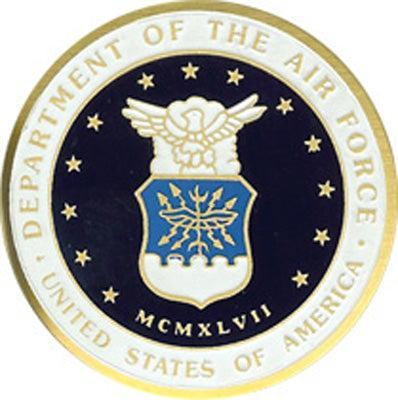 Colored Air Force Medallion-Accessories-Fly Me Flag