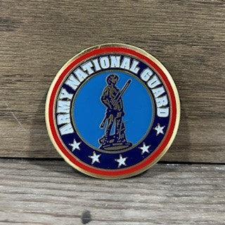 Colored Army National Guard Medallion
