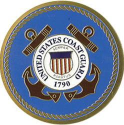 Colored Coast Guard Medallion-Accessories-Fly Me Flag