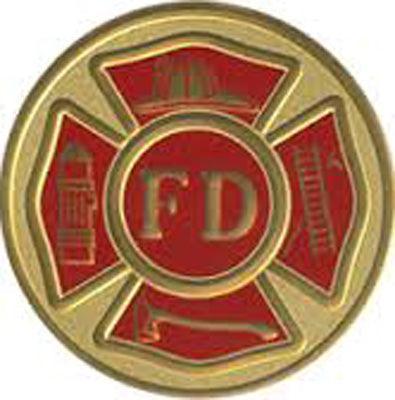 Colored Fire Department Medallion