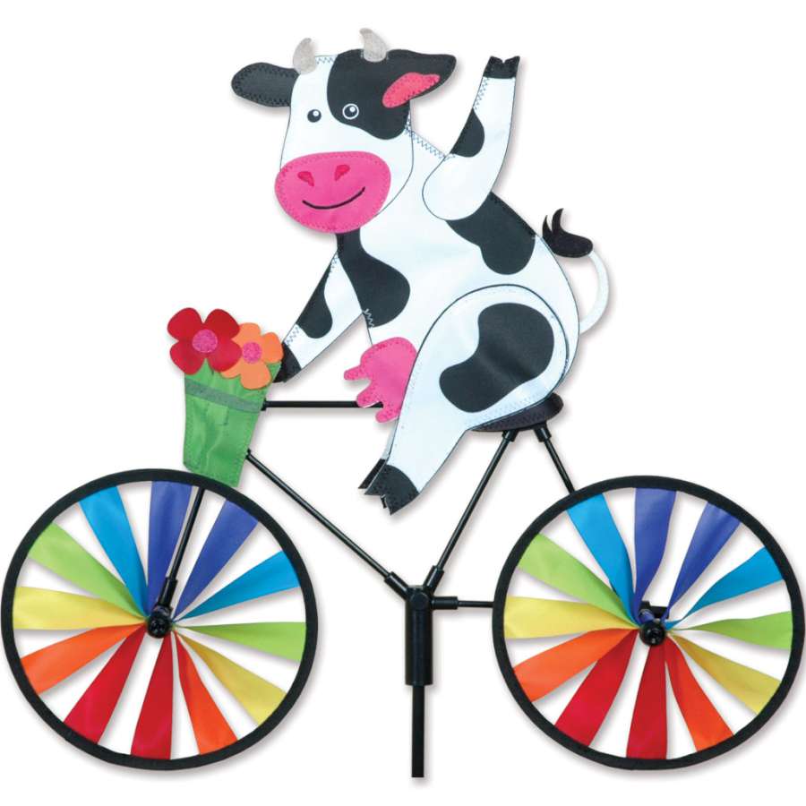 Cow on a Bike Spinner-Spinner-Fly Me Flag