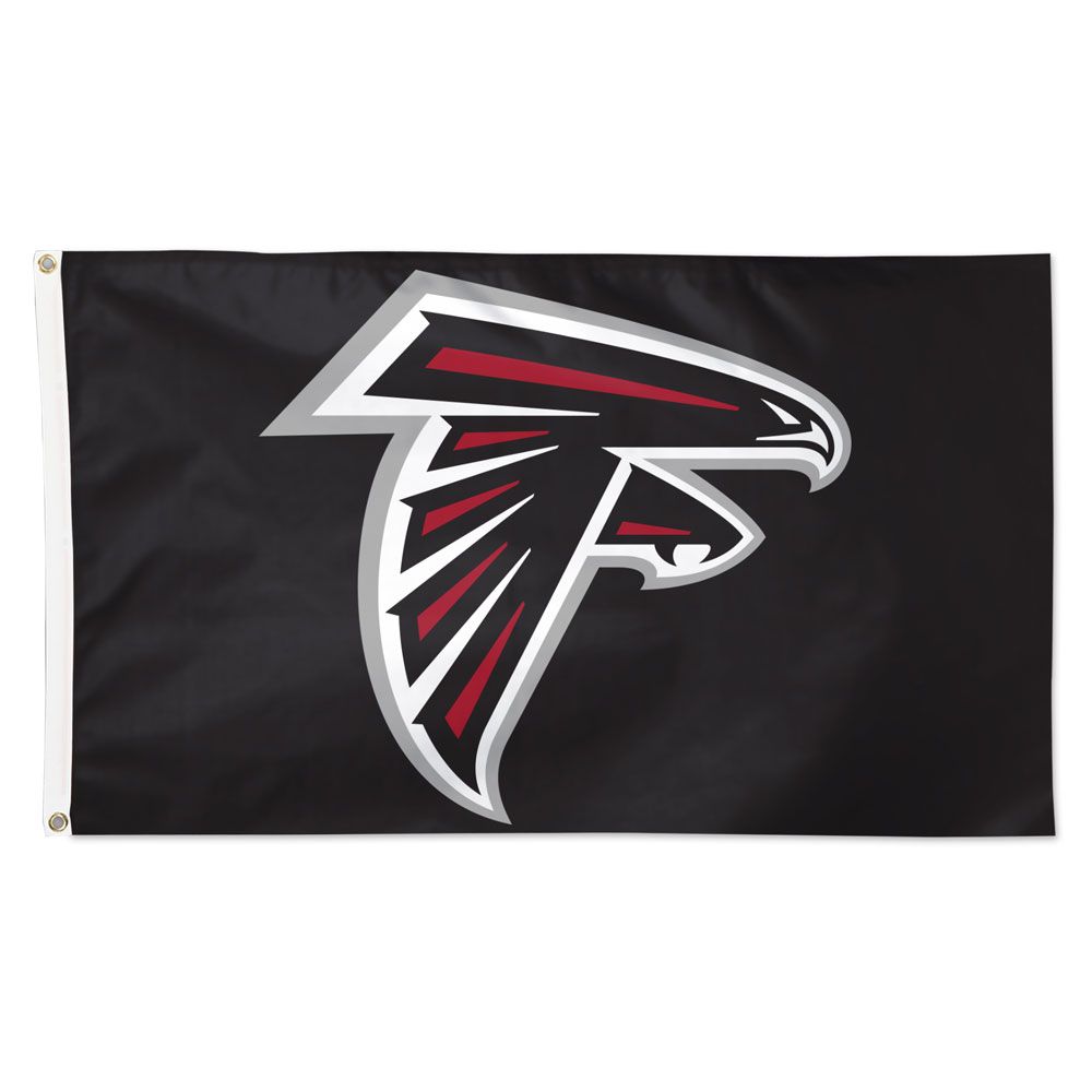 Deluxe 3' x 5' Flag - Atlanta Falcons Logo Black Flag-Flag-Fly Me Flag