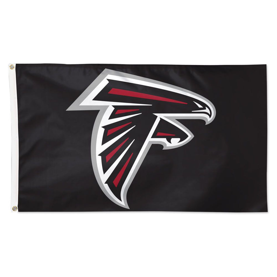 Deluxe 3' x 5' Flag - Atlanta Falcons Logo Black Flag-Flag-Fly Me Flag