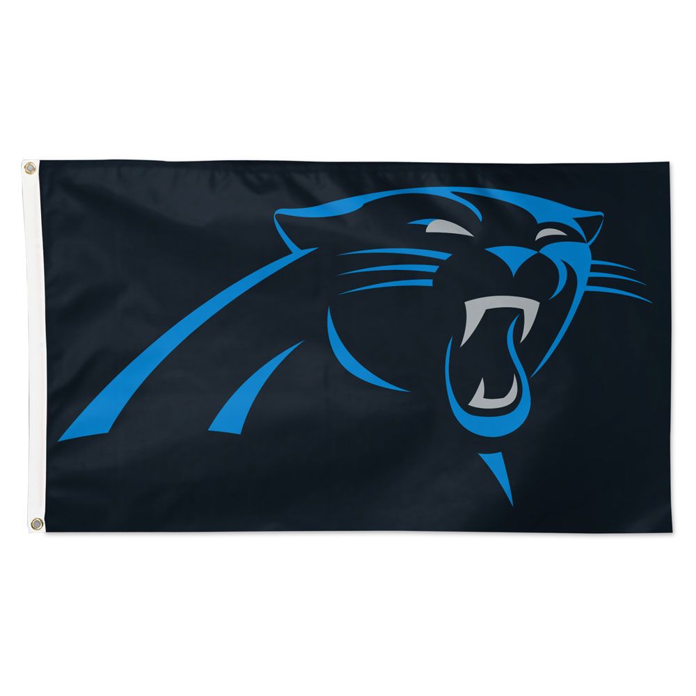 Deluxe 3' x 5' Flag - Carolina Panthers Logo Blue Flag-Flag-Fly Me Flag