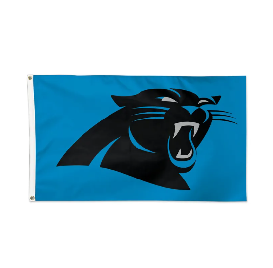 Deluxe 3' x 5' Flag - Carolina Panthers Logo Blue Flag-Flag-Fly Me Flag
