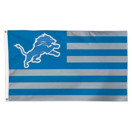 Detroit Lions Patriotic Americana Deluxe 3' x 5' Flag