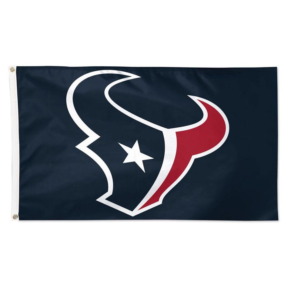 Deluxe 3' x 5' Flag - Houston Texans Logo Black Flag-Flag-Fly Me Flag