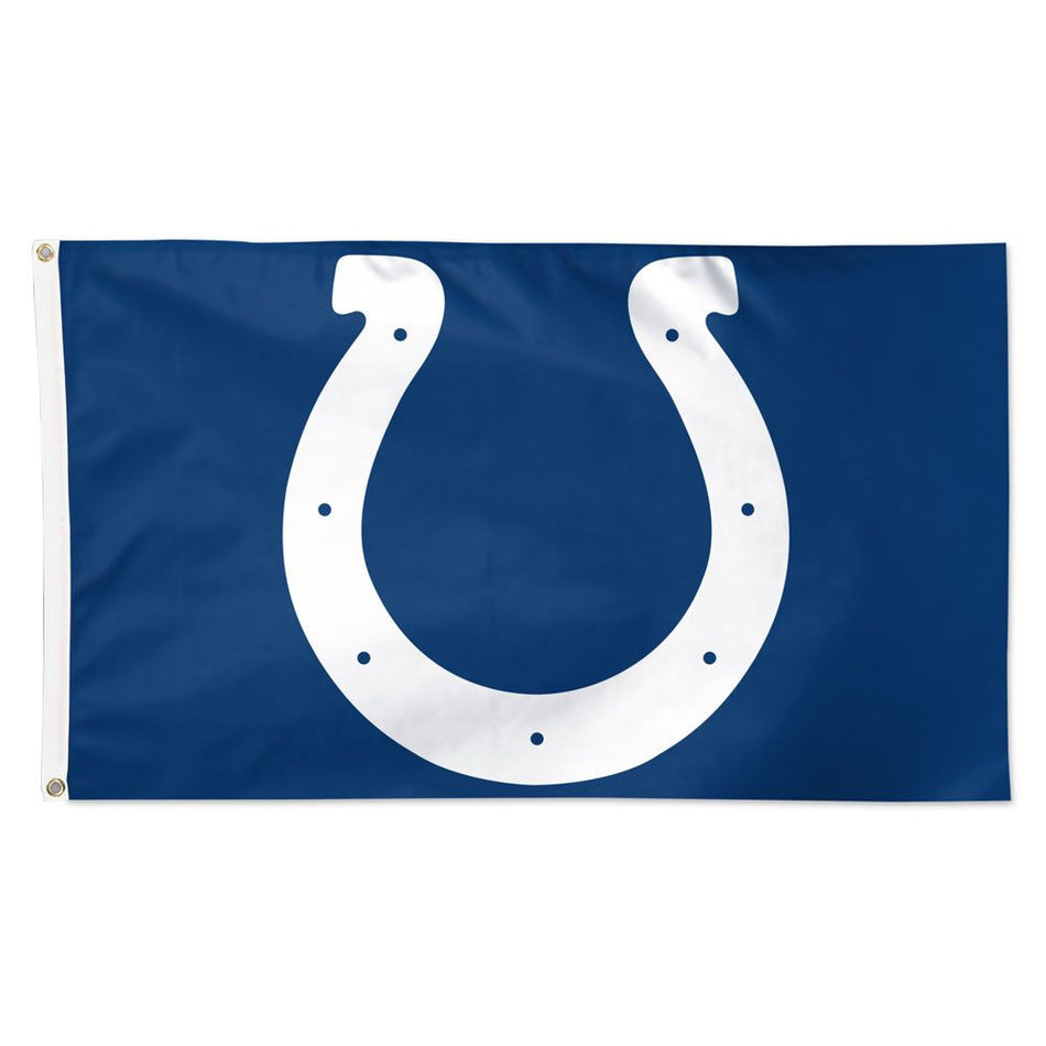 Deluxe 3' x 5' Flag - Indianapolis Colts Logo Blue Flag-Flag-Fly Me Flag