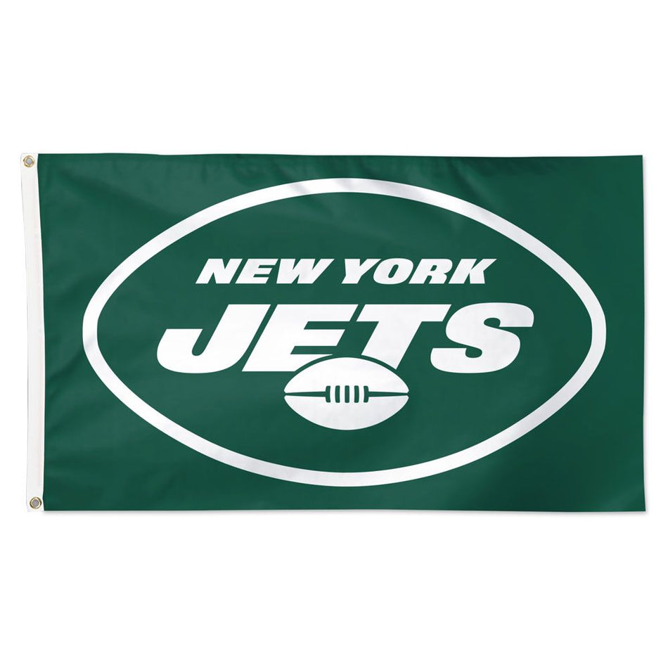 Deluxe 3' x 5' Flag - New York Jets Logo Green Flag-Flag-Fly Me Flag