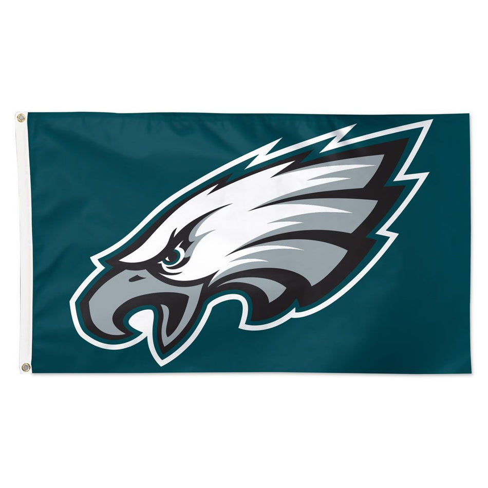 Deluxe 3' x 5' Flag - Philadelphia Eagles Logo Green Flag-Flag-Fly Me Flag