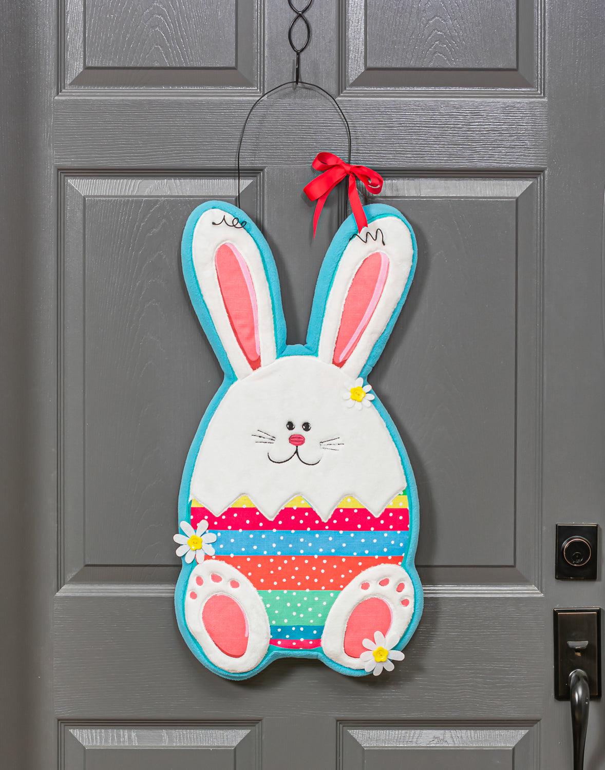 Easter Egg Bunny Estate Door Décor-Door Decor-Fly Me Flag