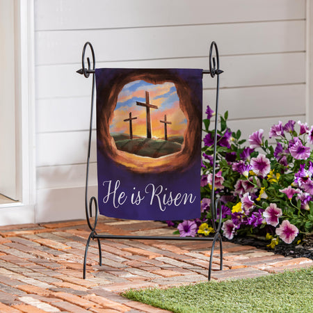 He is Risen Garden Flag