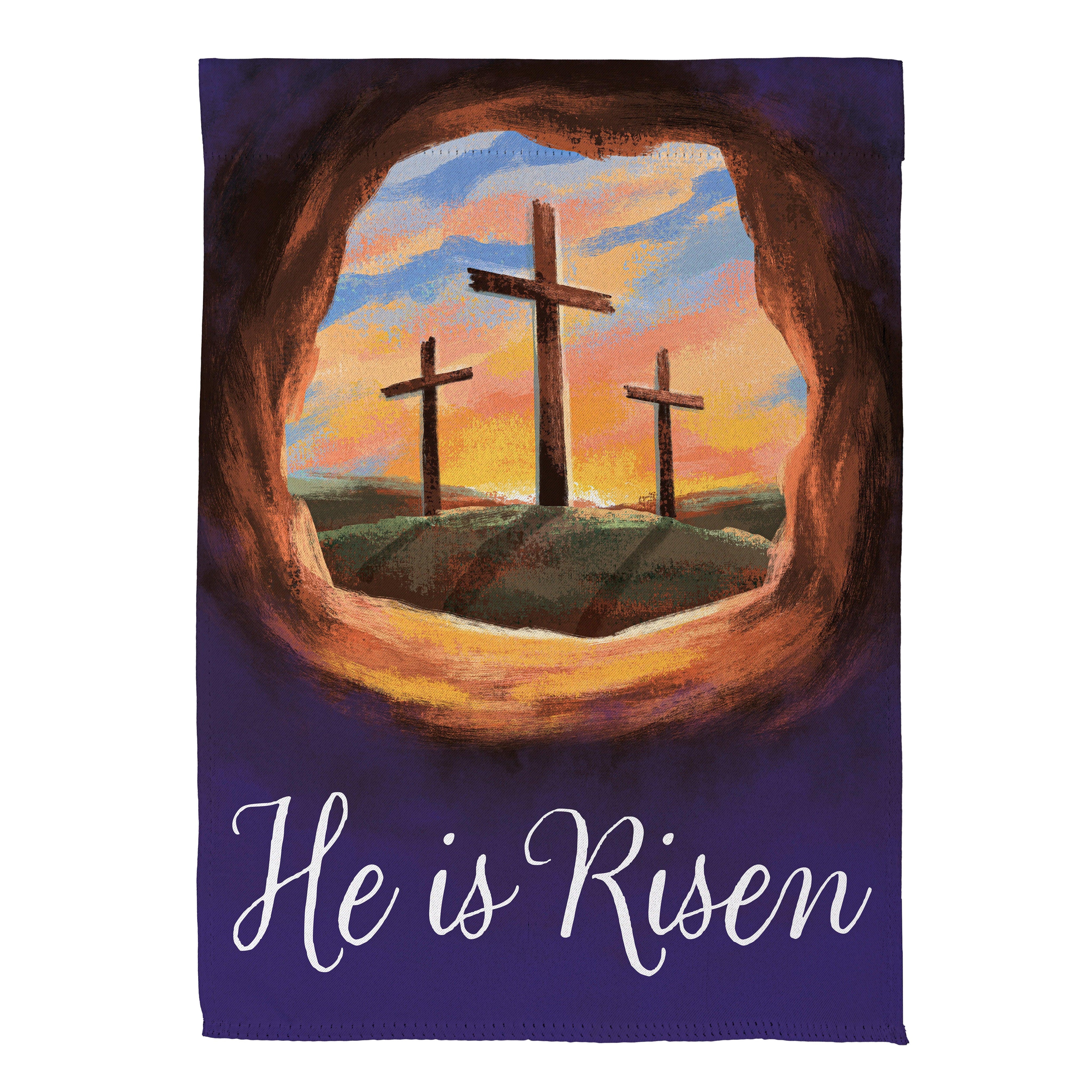 Empty Tomb Garden Flag