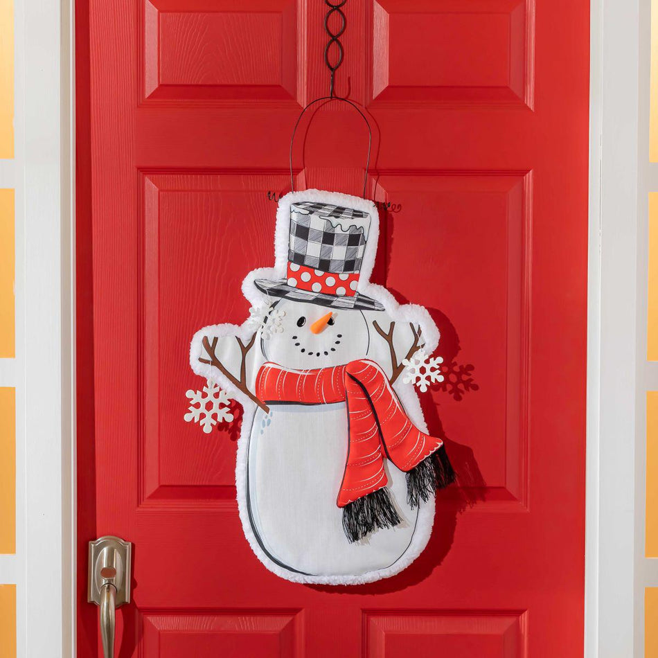 Estate Snowman Door Decor-Door Decor-Fly Me Flag