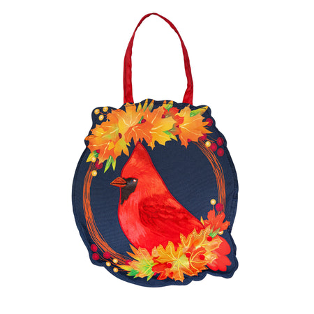 Fall Cardinal Wreath Door Decor-Door Decor-Fly Me Flag