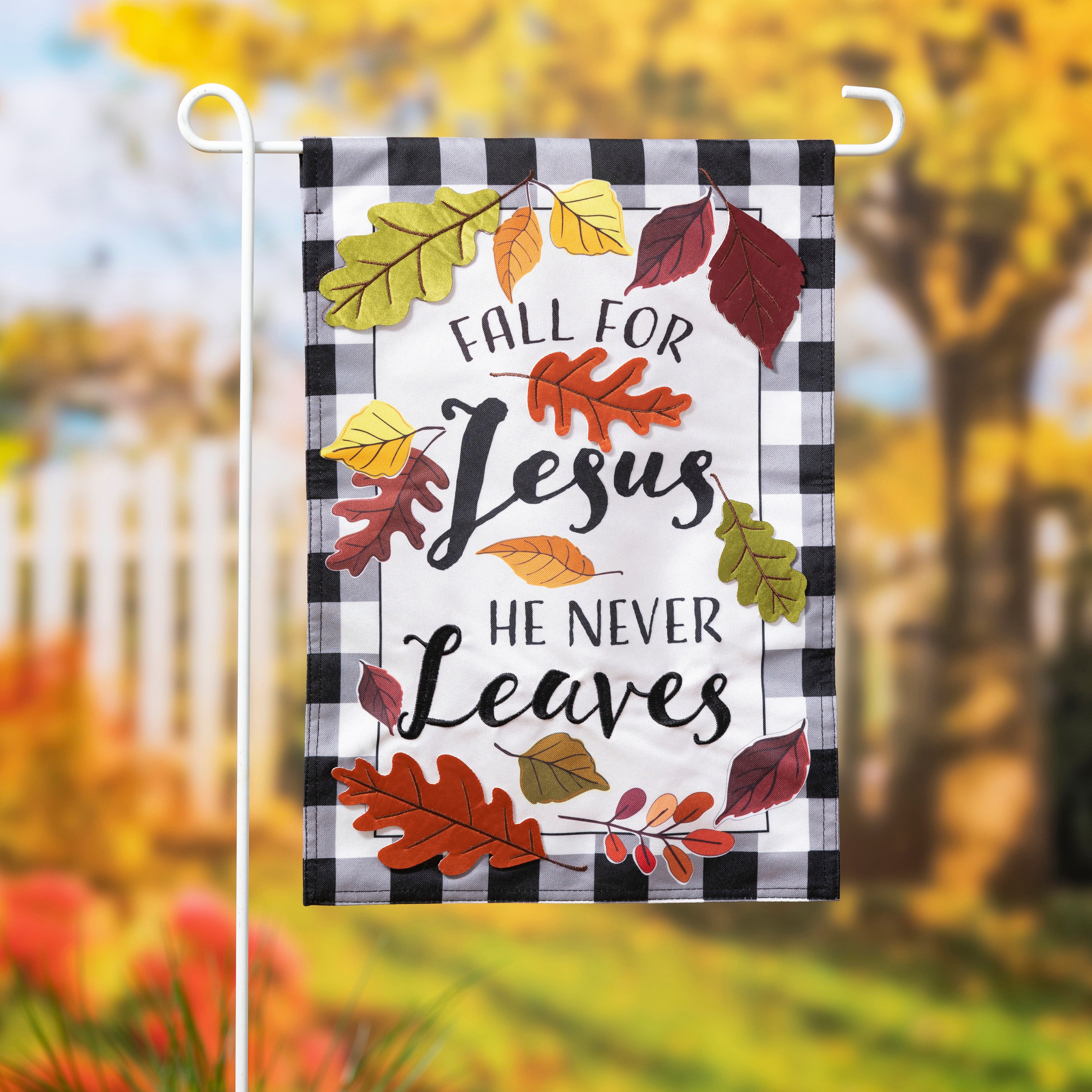 Fall for Jesus Garden Flag-Garden Flag-Fly Me Flag