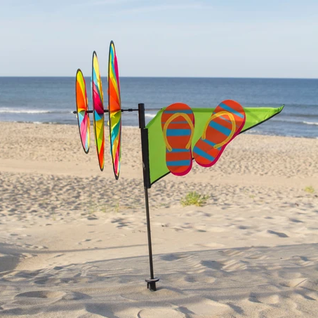 Flip Flops Triple Spinner-Spinner-Fly Me Flag
