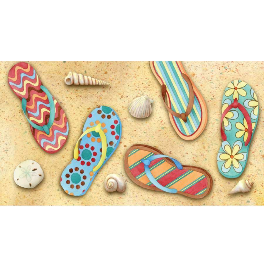 Flip Flops in the Sand 28" Windsock-Windsock-Fly Me Flag