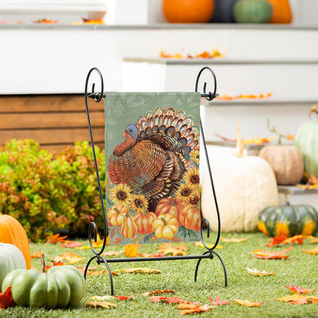 Grateful Gatherings Turkey Garden Flag-Garden Flag-Fly Me Flag
