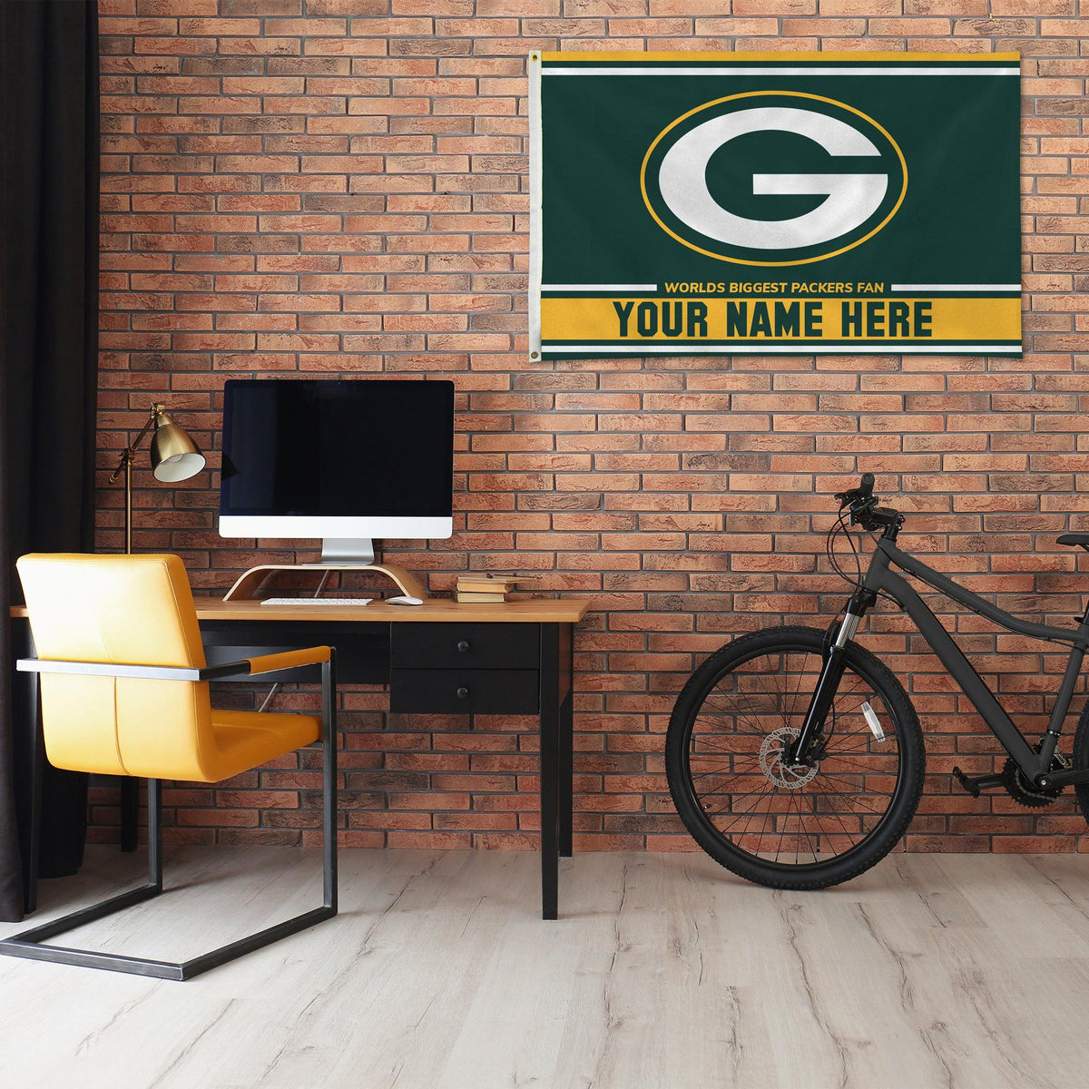 Green Bay Packers Personalized Custom 3’ x 5’ Flag