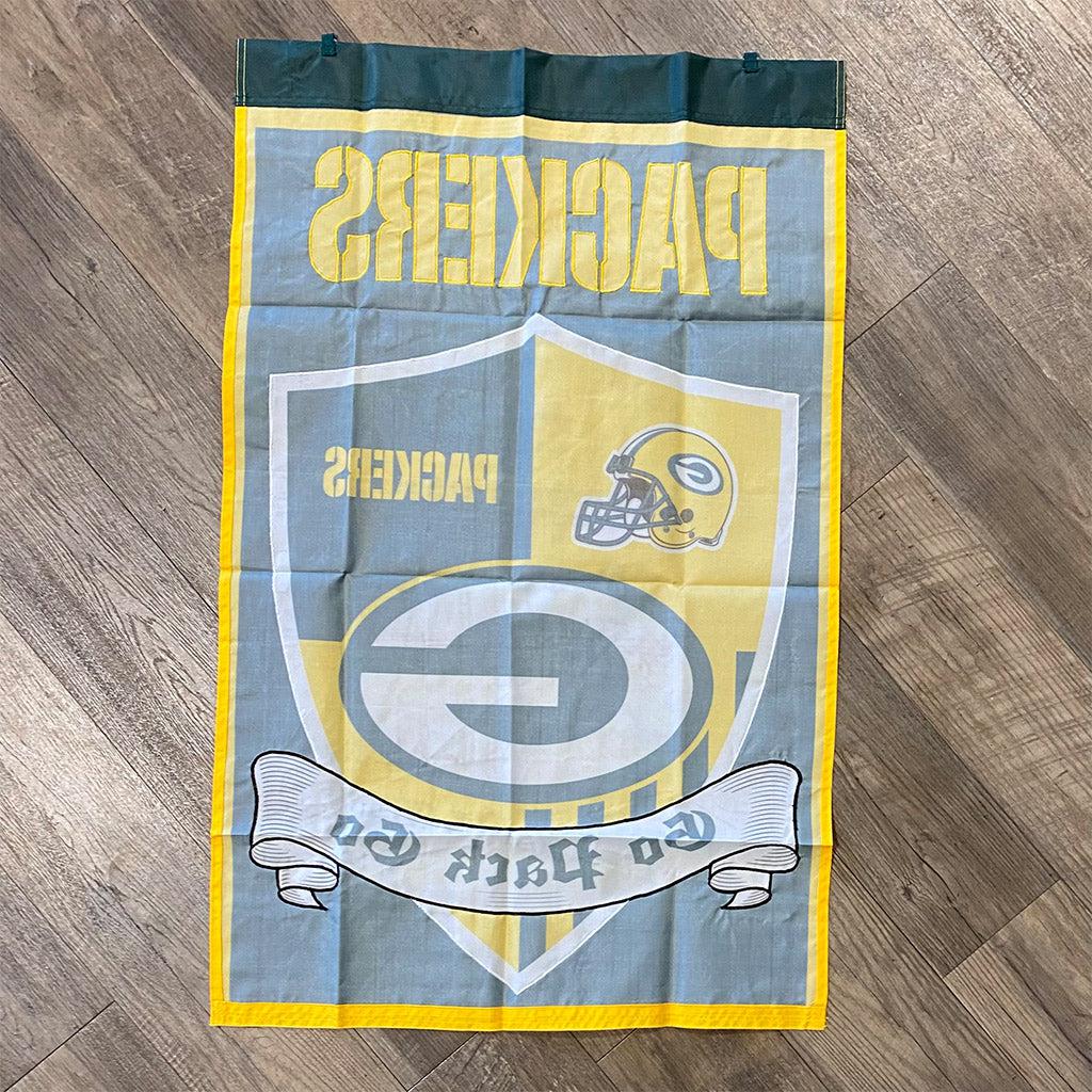 Green Bay Packers Shield House Banner-House Banner-Fly Me Flag