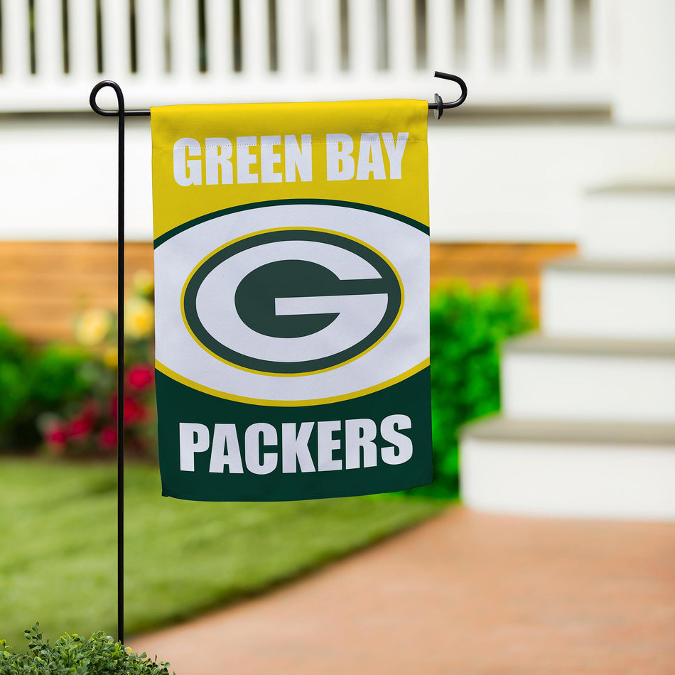 Green Bay Packers Suede Garden Flag-Garden Flag-Fly Me Flag