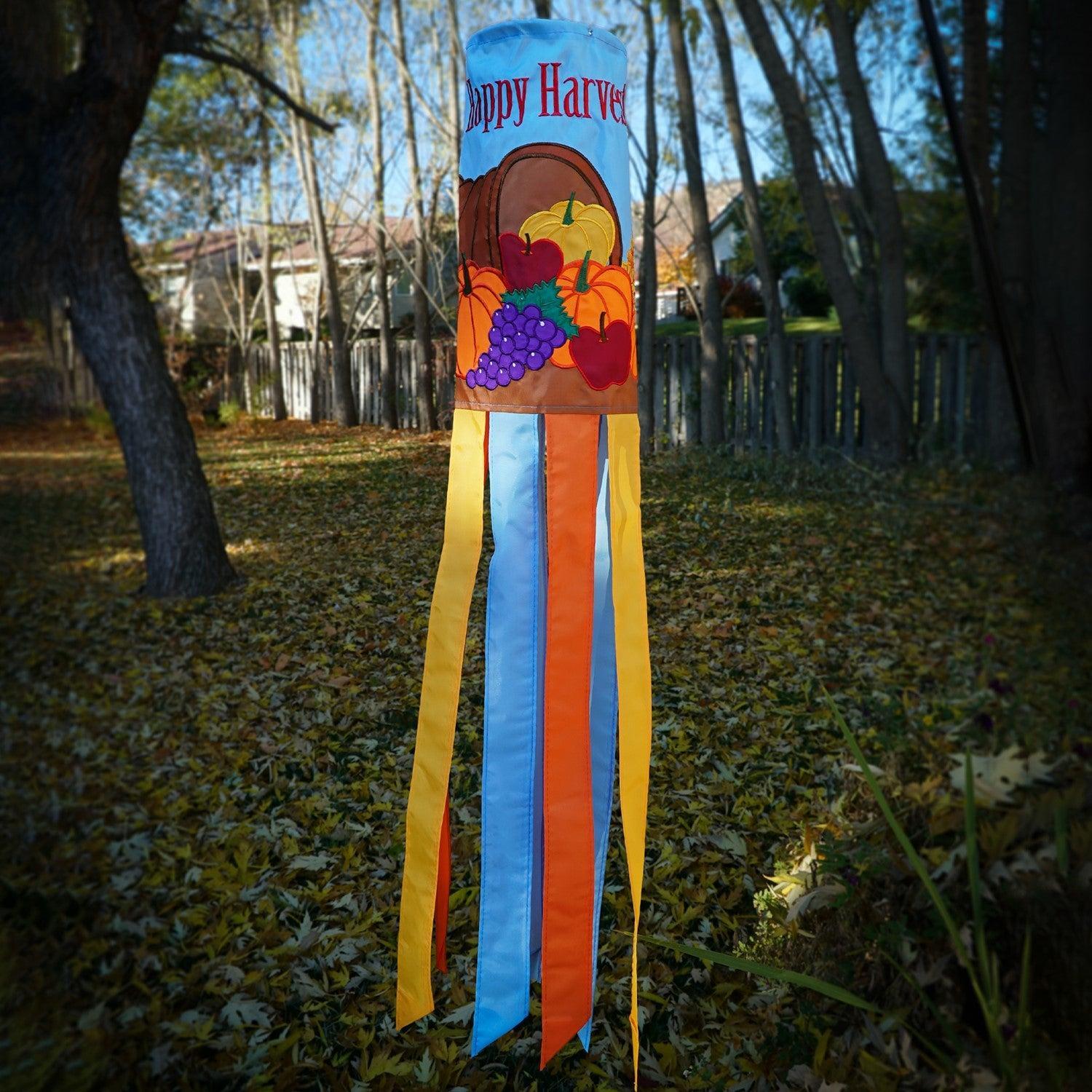 Happy Harvest Windsock-Windsock