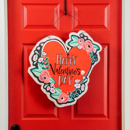 Happy Valentine's Day Estate Door Décor-Door Decor-Fly Me Flag