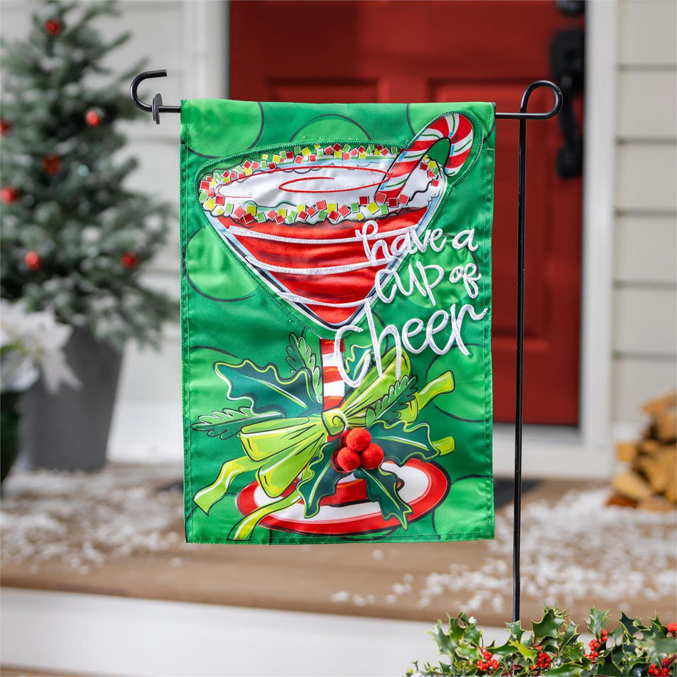 Have A Cup Of Cheer Garden Flag