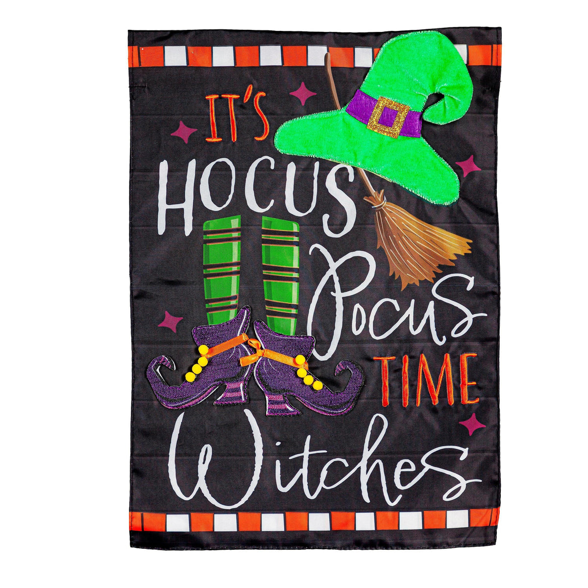 Hocus Pocus Time Garden Flag-Garden Flag-Fly Me Flag