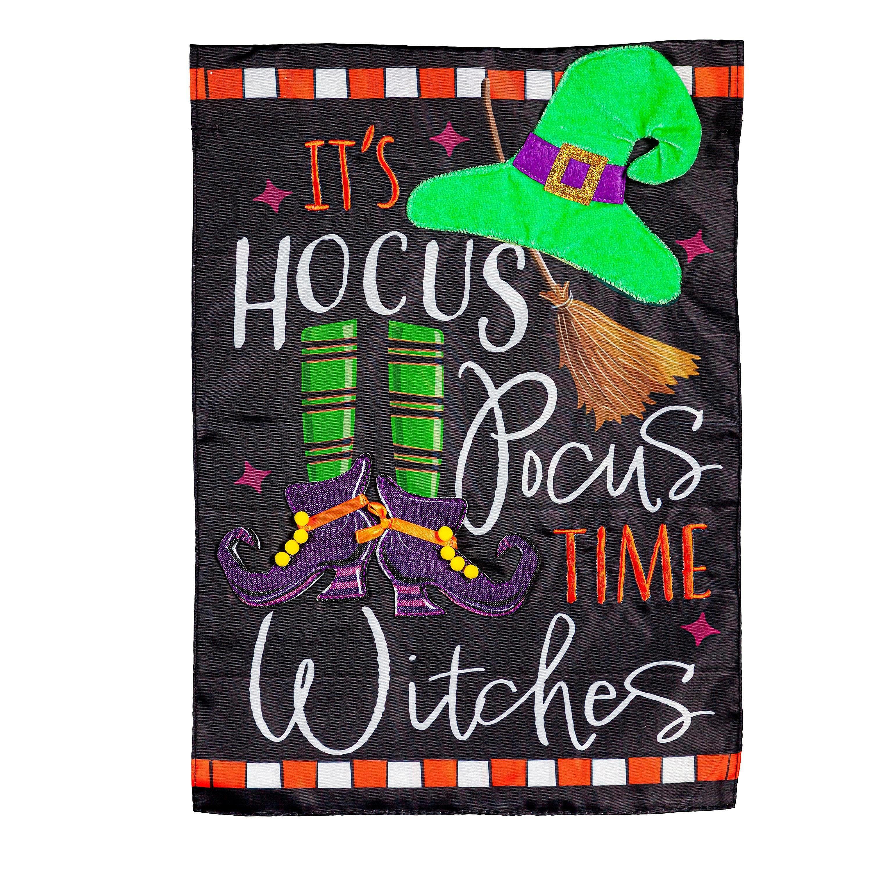Hocus Pocus Time Garden Flag-Garden Flag-Fly Me Flag