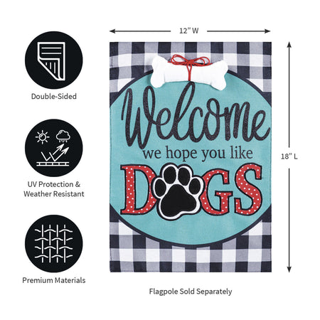Hope You Like Dogs Garden Flag-Garden Flag-Fly Me Flag