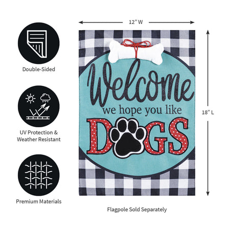 Hope You Like Dogs Garden Flag-Garden Flag-Fly Me Flag