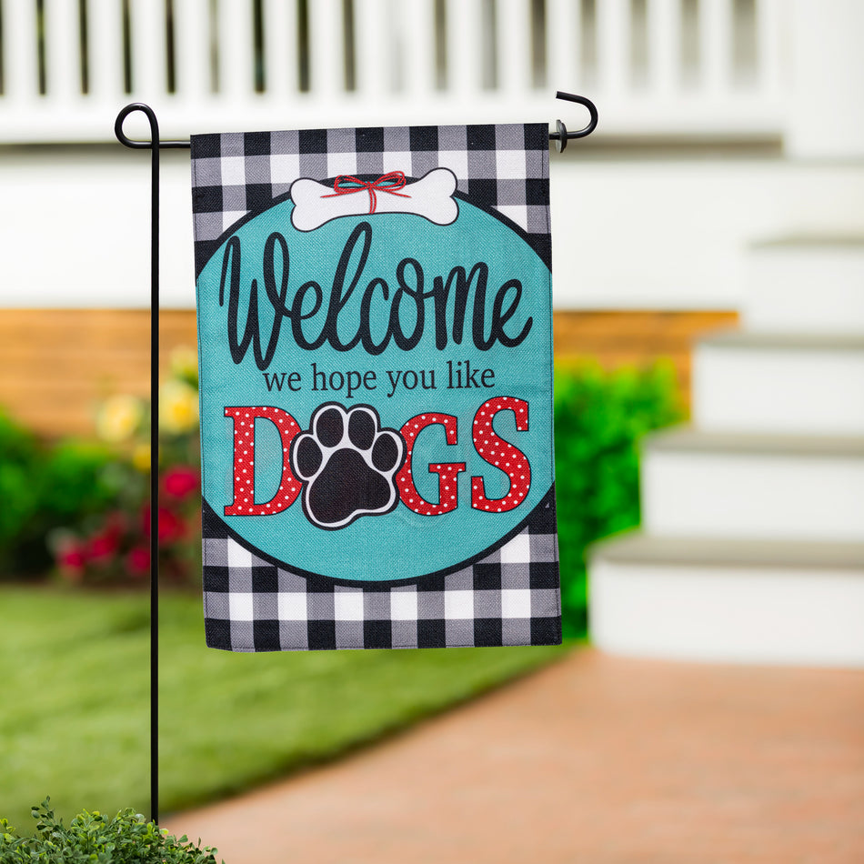 Hope You Like Dogs Garden Flag