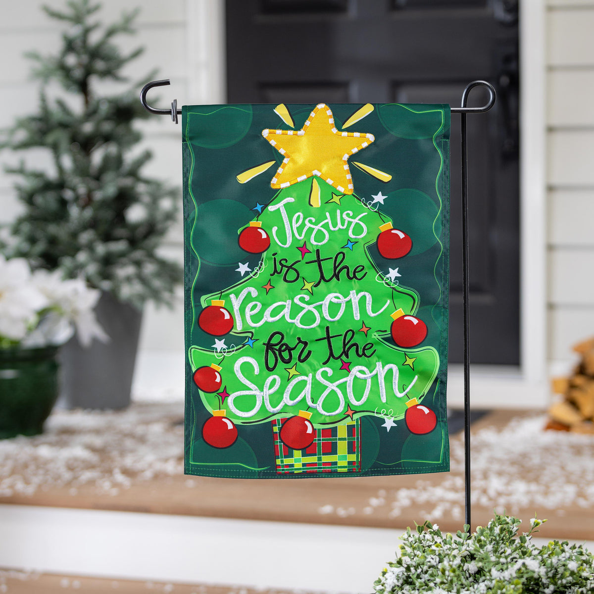 Jesus Is The Reason Garden Flag