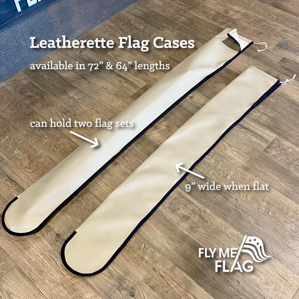 Leatherette Flag Cover | Flagpole Storage Case | Fly Me Flag
