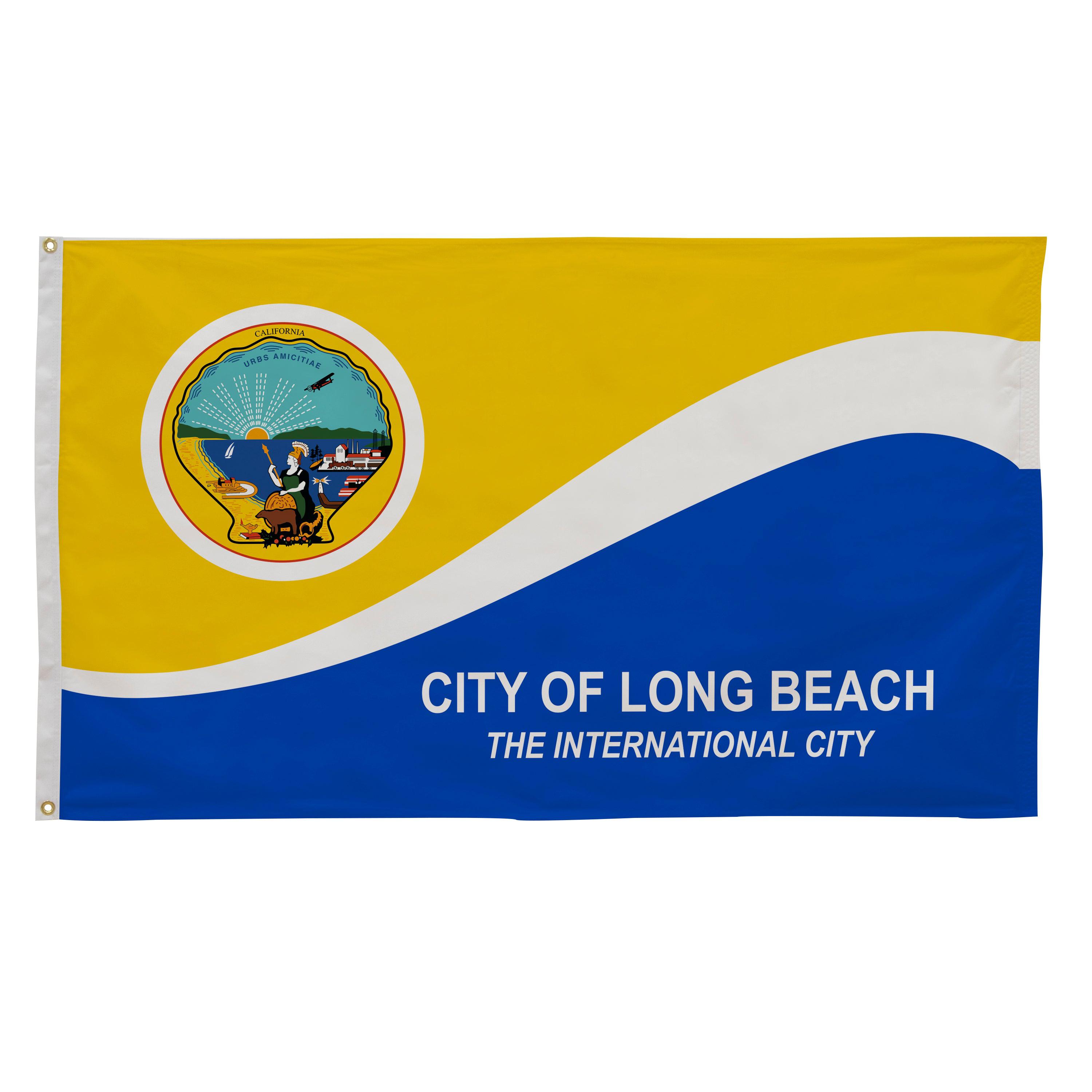 Buy Outdoor City of Long Beach Flags – Fly Me Flag