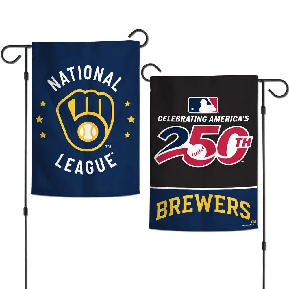 Milwaukee Brewers Garden Flag for America's 250th Anniversary
