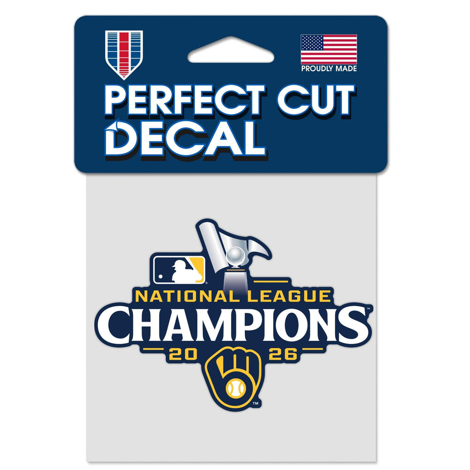 Milwaukee Brewers NL Champions 2026 Decal-Decal-Fly Me Flag