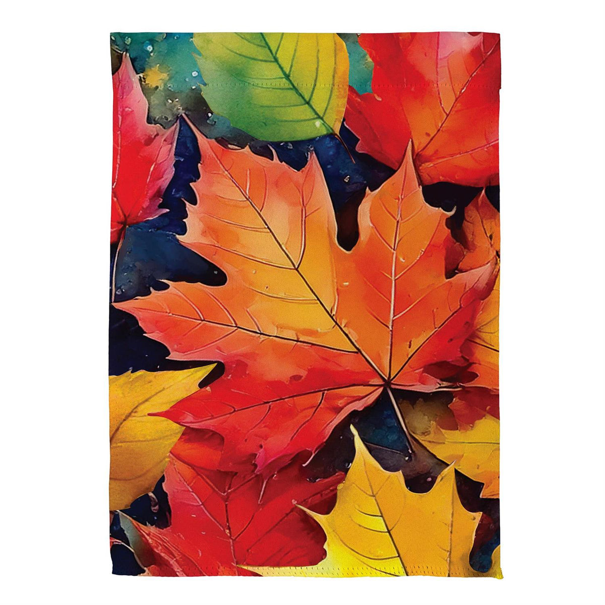 Multicolor Fall Leaves House Banner